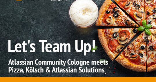Atlassian Community Cologne meets Pizza, Kölsch and Atlassian Solutions - Atlassian Platinum Solution Partner Enterprise