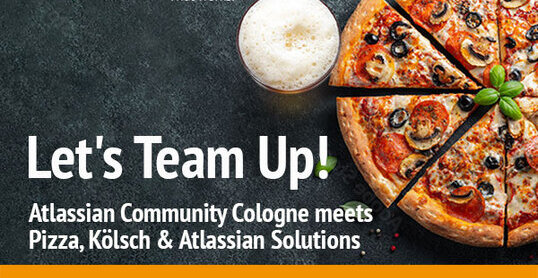 Atlassian Community Cologne meets Pizza, Kölsch and Atlassian Solutions - Atlassian Platinum Solution Partner Enterprise